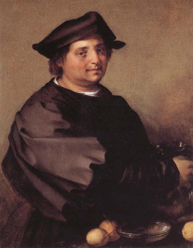 Andrea del Sarto Portrait of man oil painting image